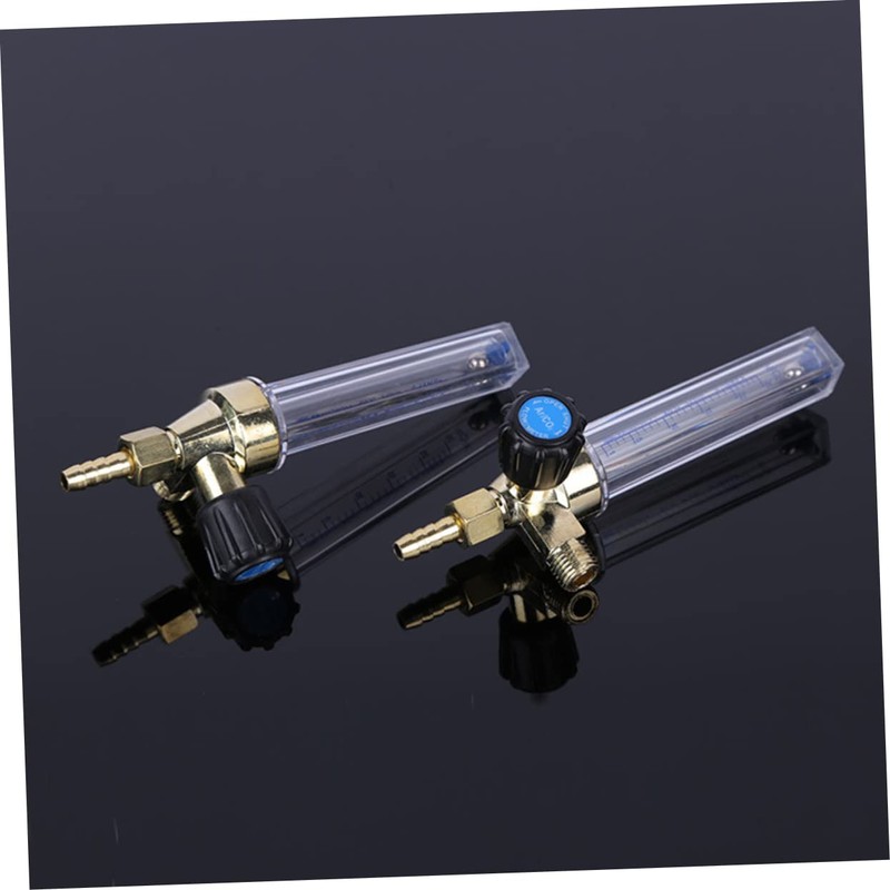 TEHAUX Pressure Reducer Flowmeter Alloy Flow Gauge Made for Professional