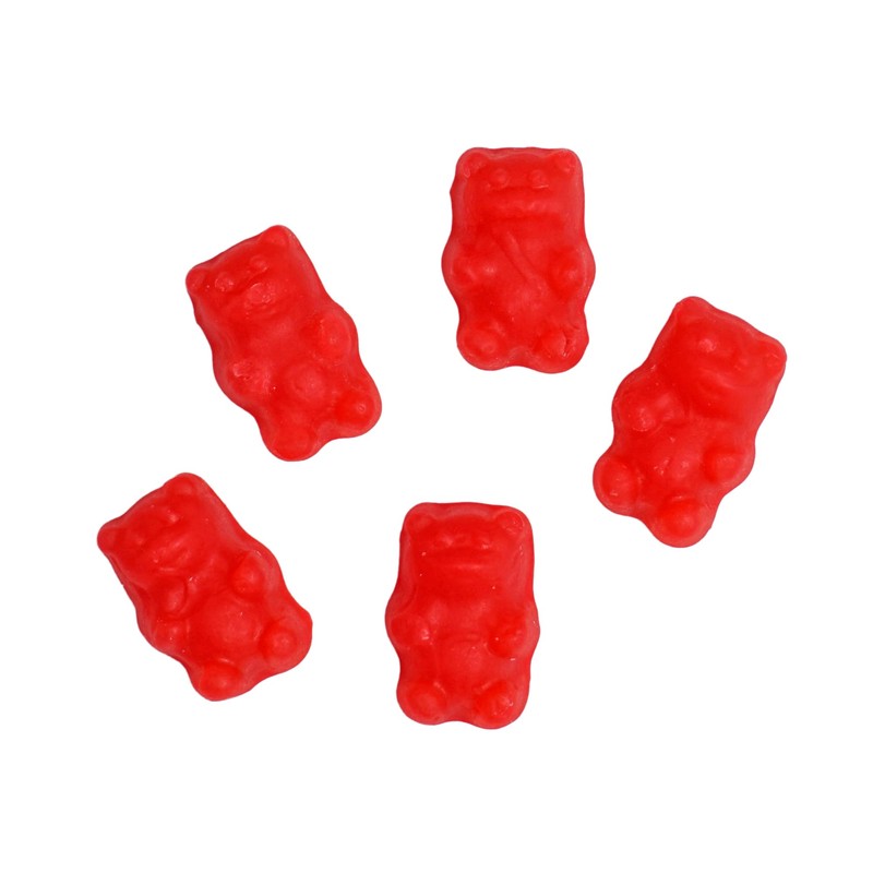Juju Cinnamon Bears, 1 Pound Bulk Bag, Firm & Chewy