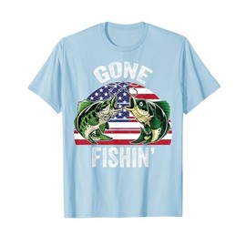Gone Fishing Dad Shirt Fathers Day Gift For Grandpa T-Shirt