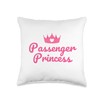 Princess passenger, Passenger princess Throw Pillow