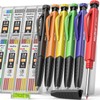 Nicpro Carpenter's Pencils, 6 Solid Carpenters Pencils with 54 Refills