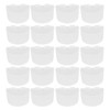 20Pcs Bird Food Bowl Plastic Parrot Water Feeding Cup Birdcage
