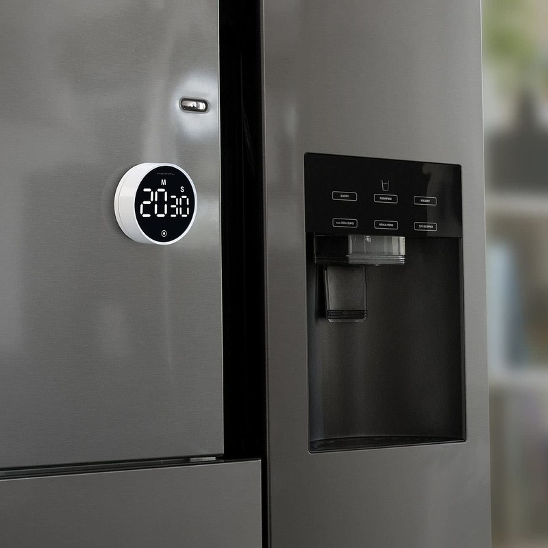 PEARL Digital Kitchen Timer with Rotary Wheel, LCD Display &