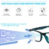 OCCI CHIARI Bifocals Reading Glasses for Men,Transition Square Eye Protection