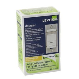 Leviton R52-ODS10-IHW Occupancy Sensor Single Pole 1200 V