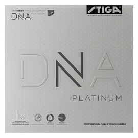 STIGA Table Tennis Rubber DNA Platinum S, 2.3 with Superior Grip and Optimal Spin, Red