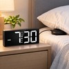 Vibrating Alarm Clock for Heavy Sleepers – Large LED Display