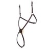 Collegiate Mono Crown Grackle Noseband Brown Cob