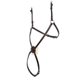 Collegiate Mono Crown Grackle Noseband Brown Cob