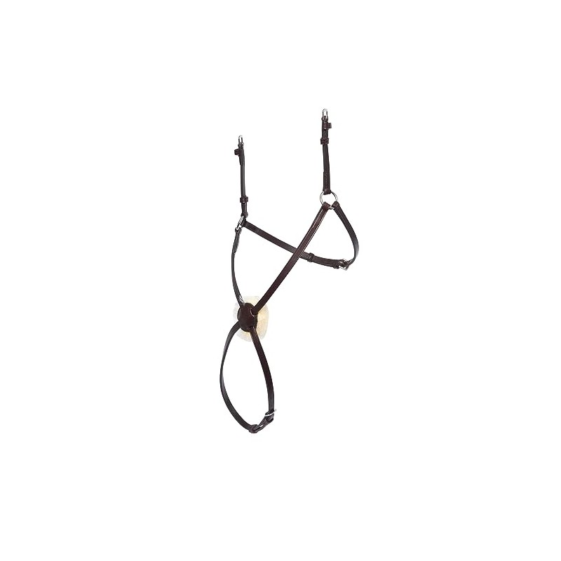 Collegiate Mono Crown Grackle Noseband Brown Cob