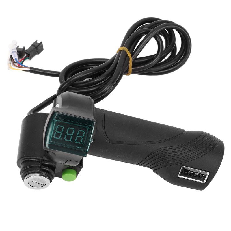 One Pair Electric Bike Throttle Handlebar with Big Head Lock
