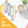 perfect line - 250 cardboard filing strips - briefcase made