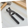 WOONEKY Handheld Leather Hole Punch Tool Ergonomic Carbon Steel Pliers