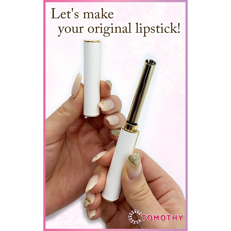 TOMOTHY Lip Container, Lipstick Container, Handmade, Refill, Lipstick, Lipstick Case,