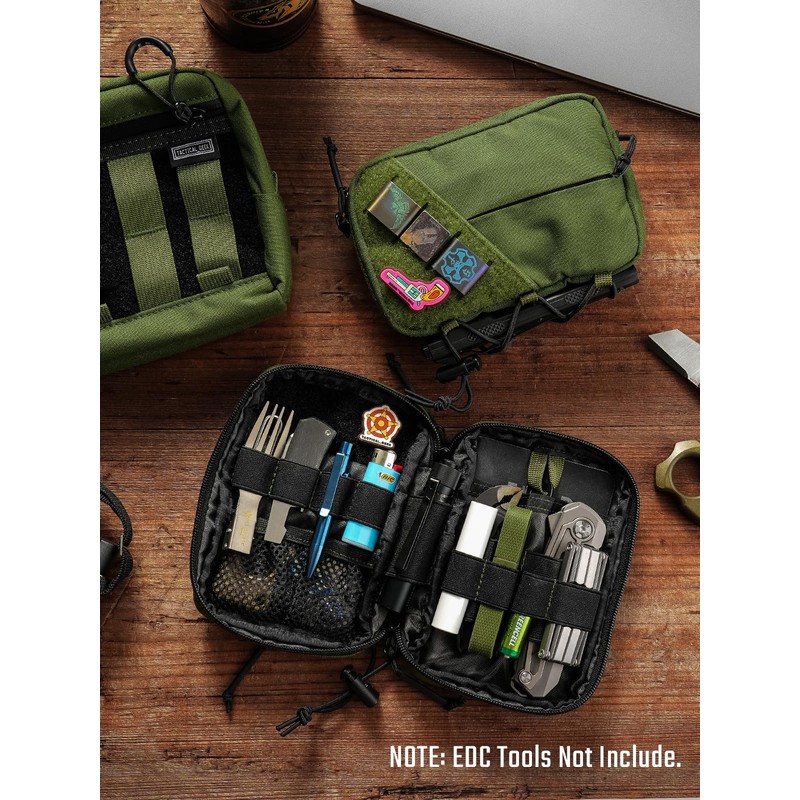 TACTICAL_GEEK Block E Series EDC Pouch Compact Belt Bag, Multi-Purpose
