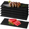 Hoolerry 6 Pcs 8 x 4 Inch Slate Charcuterie Boards