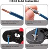 Ferrule Crimping Tool Kit, Flytuo AWG23-7 Self-Adjustable Ratchet Wire Crimping