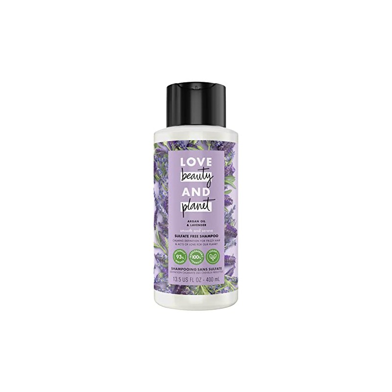 Love Beauty and Planet Shampoo for Unisex, Argan Oil and