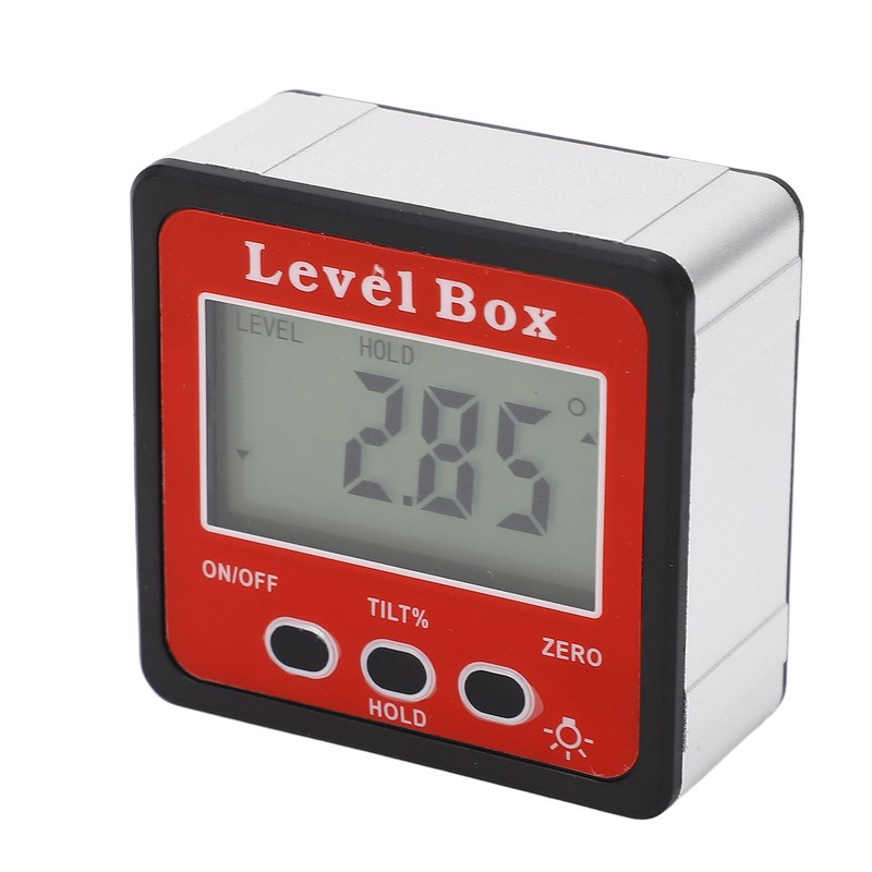 Digital Level Box Accurate Magnetic Portable Size Protractor Inclinometer for