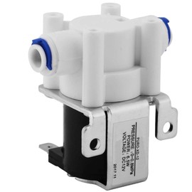 DC 12 V 1/4 Inch Water Valve, Electric Solenoid Valve Made of Copper and Plastic, Magnetic Water Valve for Water Purifier