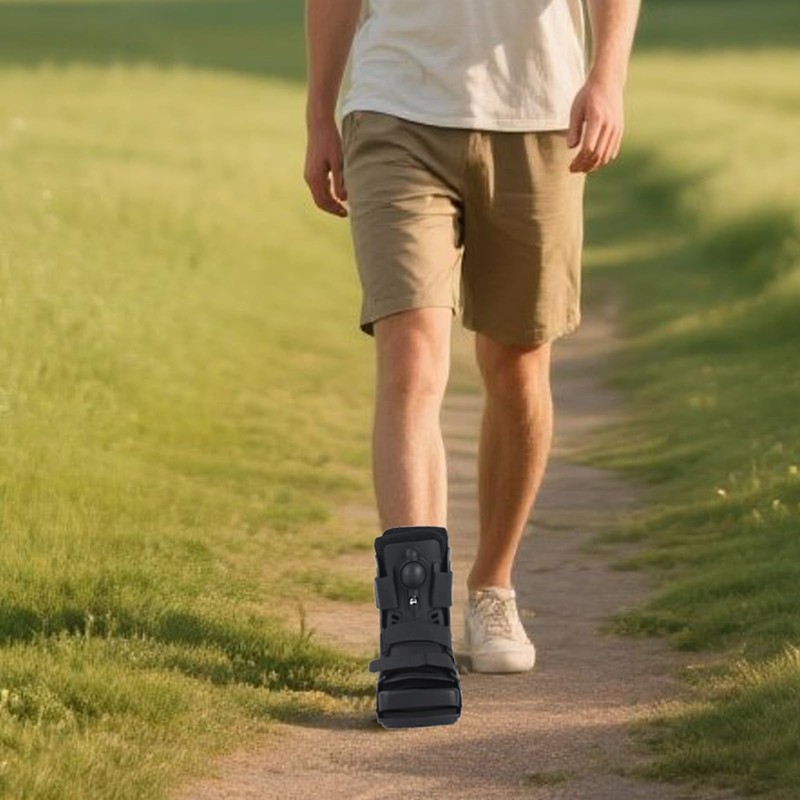 Mathgetin Air Cam Walker Boot, Short Inflatable Walking Boot Medical