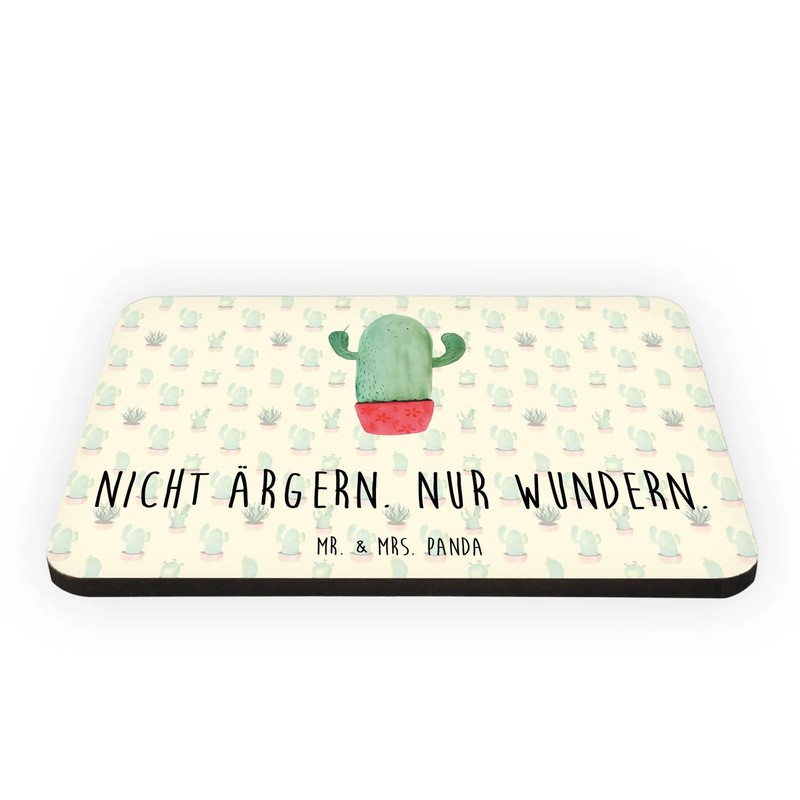 Mr. & Mrs. Panda Magnetic Cactus Angry Gift, Whiteboard Magnet,
