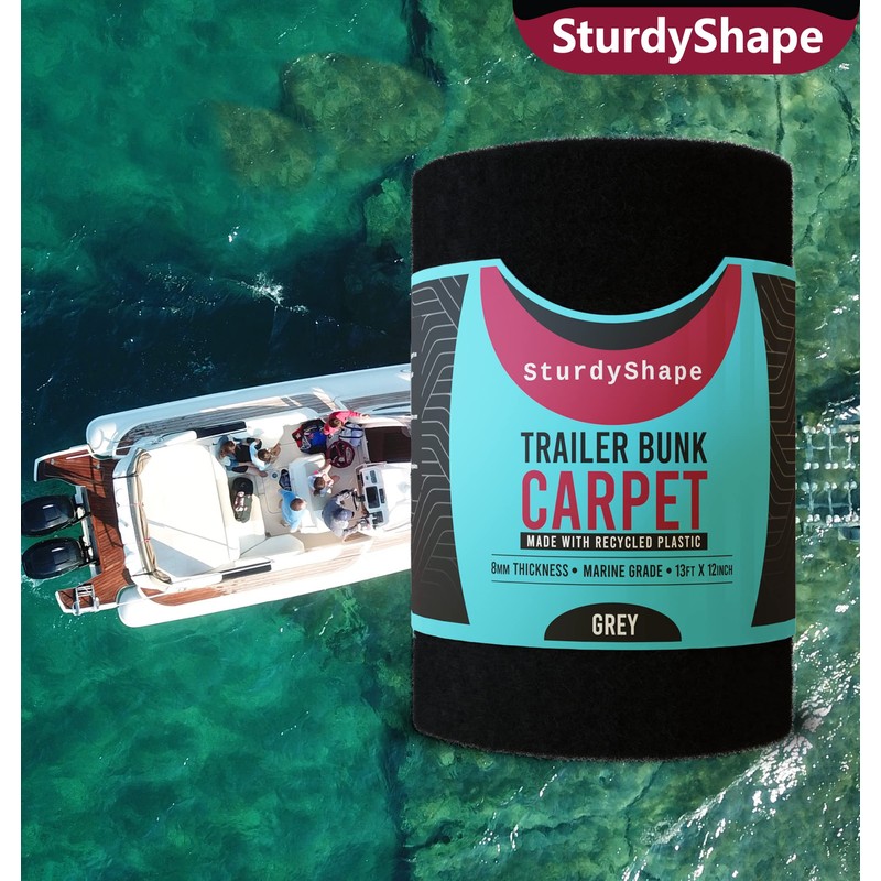 SturdyShape Boat Trailer bunk Carpet Kit -The Marine Carpet is