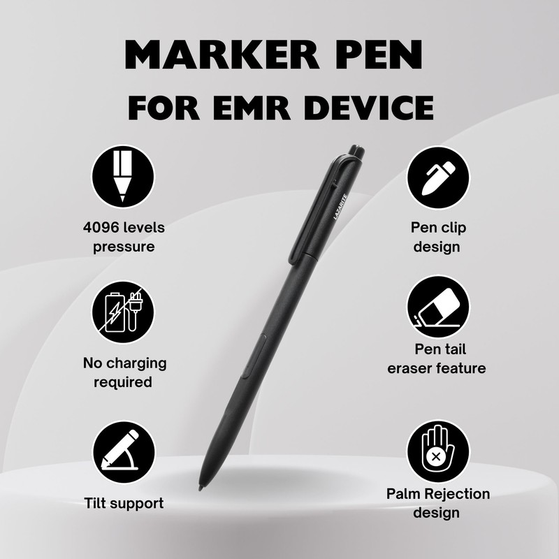LAZARITE LuxoScribe, Marker Pen for Remarkable 2/Kindle Scribe/SuperNote Device. EMR