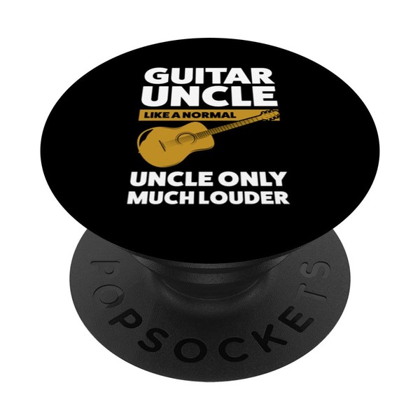 guitar uncle like a normal guitar string instrument PopSockets Swappable