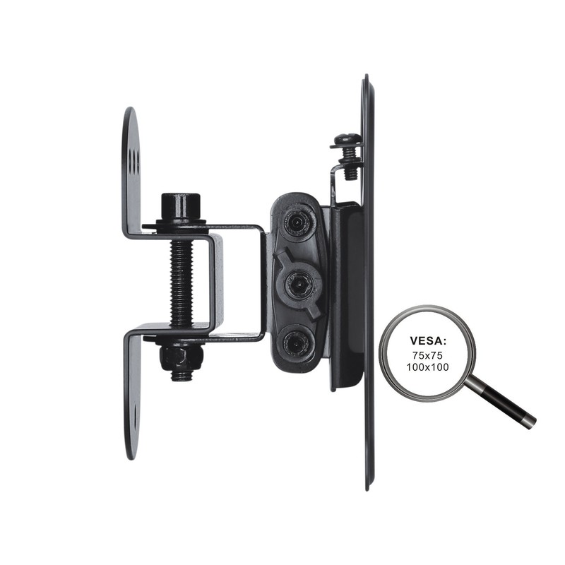 PureMounts® TV Halterung - Swivel - Vesa 100, Wandabstand: 75mm