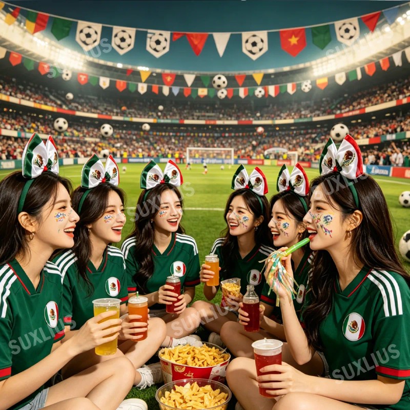 Juego De Diadema De Vítores Caducados De Copa Mundial 2026