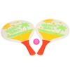 Beach Ball Paddle Set with Pink Ball, Twin Beach Bats,