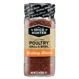 The Spice Hunter Salt Free Poultry Grill & Broil Blend, 2.2-Ounce Jar