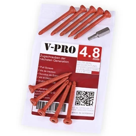 MULTIPICK Locksmith Pull Screw - [4.8 x 48 mm] Pull Screw Door Opening - Cylinder Puller Screws Set - Lock Screw Door Cylinder - Pull Screws Bell - Pack of 10