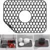 Toovem Silicone Grid Sink Mat Protectors Kitchen Sink Protector Dishwasher
