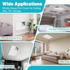 Chiligent Insulation Cover for Vents, Foam Thermal Insulation with Veclro