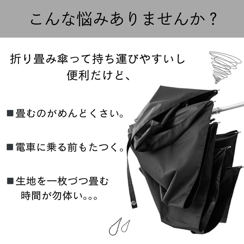 Nakatani Folding Umbrella, Shape Shape, Fast Shat, Solid Color, Hand