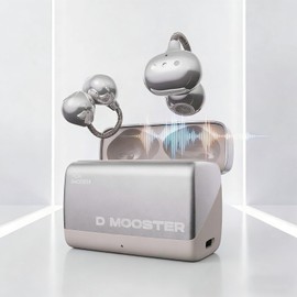 Dmooster D95 Open Ear Clip-On Bluetooth 6.0 Headphones, Sport Earbuds