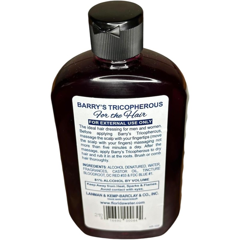 BARRY’S – Loción capilar Tricopherous para el cabello 236 ml