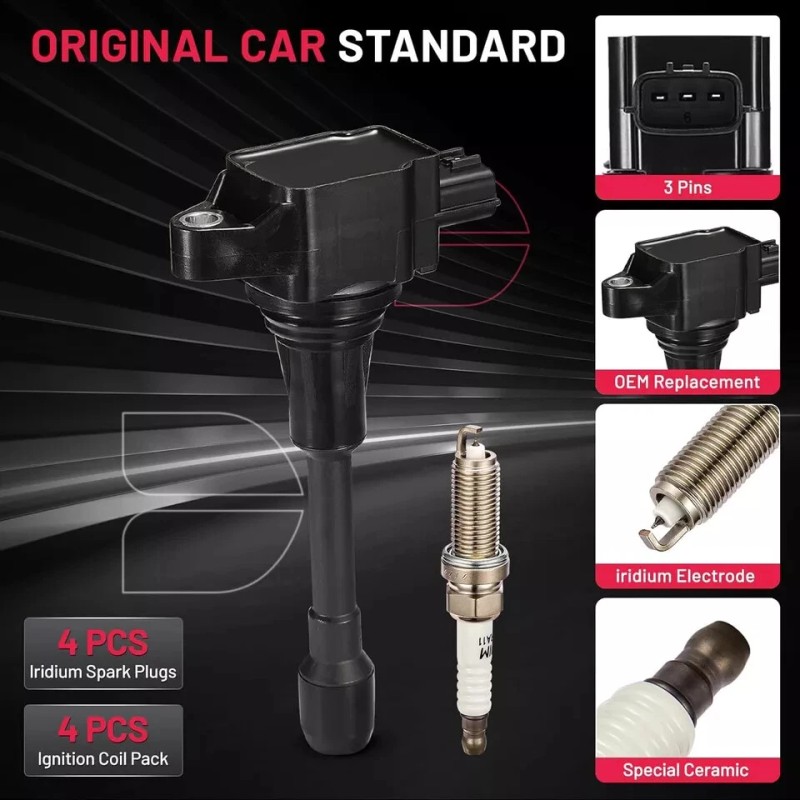 NEW 4 UF549 For Nissan Altima Sentra rogue versa Spark