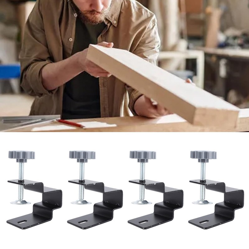 Drawer Front Installation Clamp, 4Pcs Drawer Panel Installation Clamps 2.45MM
