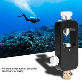 OUKENS Oxygen Bottle Refill Adapter, Diving Bottle Refill Adapter, Aluminium Alloy Oxygen Bottle Refill Adapter, Diving Refill Station Adapter for Oxygen Bottle Diving Equipment