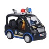 Policeman Car Toy Strong Alloy Detailed Texture Lights Sound Effect