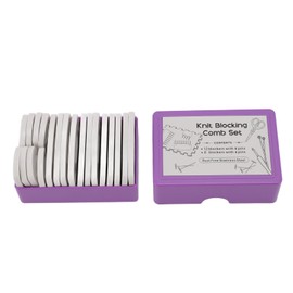 20Pcs Knit Blockers Pins Kit 4pin and 8pin Knit Blocking Combs for Blocking Knitting Crochet Sewing Lace Needlework Projects