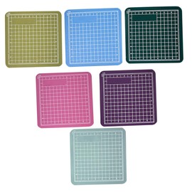 DOITOOL 6Pcs Mini Self Healing Cutting Mats for Handicrafts Durable Crafting Pads Non Slip for Engraving DIY Projects and Crafts