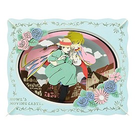 ensky Studio Ghibli Movie Howl's Moving Castle Paper Theater (walking in the sky) PT-103