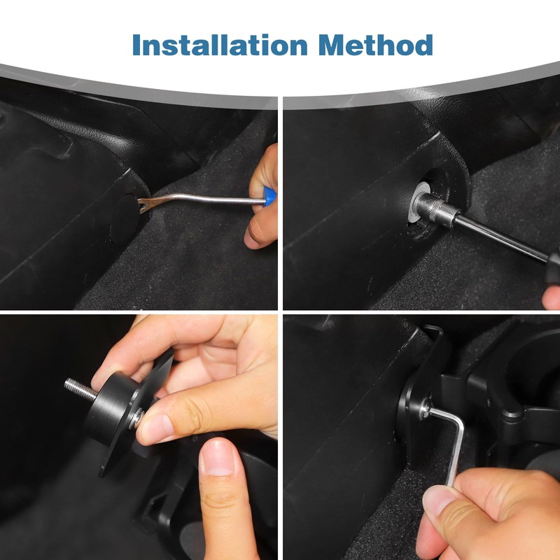 PDKLIN - Soporte de vaso lateral derecho para Jeep Wrangler