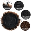 YAMEL Afro Puff Drawstring Ponytail Medium Bun Extensions Light Chestnut