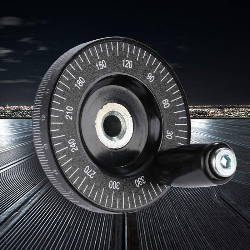 Milling Handle Hand Wheel, 63mm Hand Wheel, Solid Round Hand
