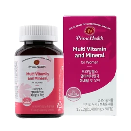 Prime Health Multivitamin Mineral for Women 1480mg x 90 tablets (3 month supply) 90 tablets / 멀티비타민 미네랄 포 우먼 1480mg x 90정 (3개월분) 90정